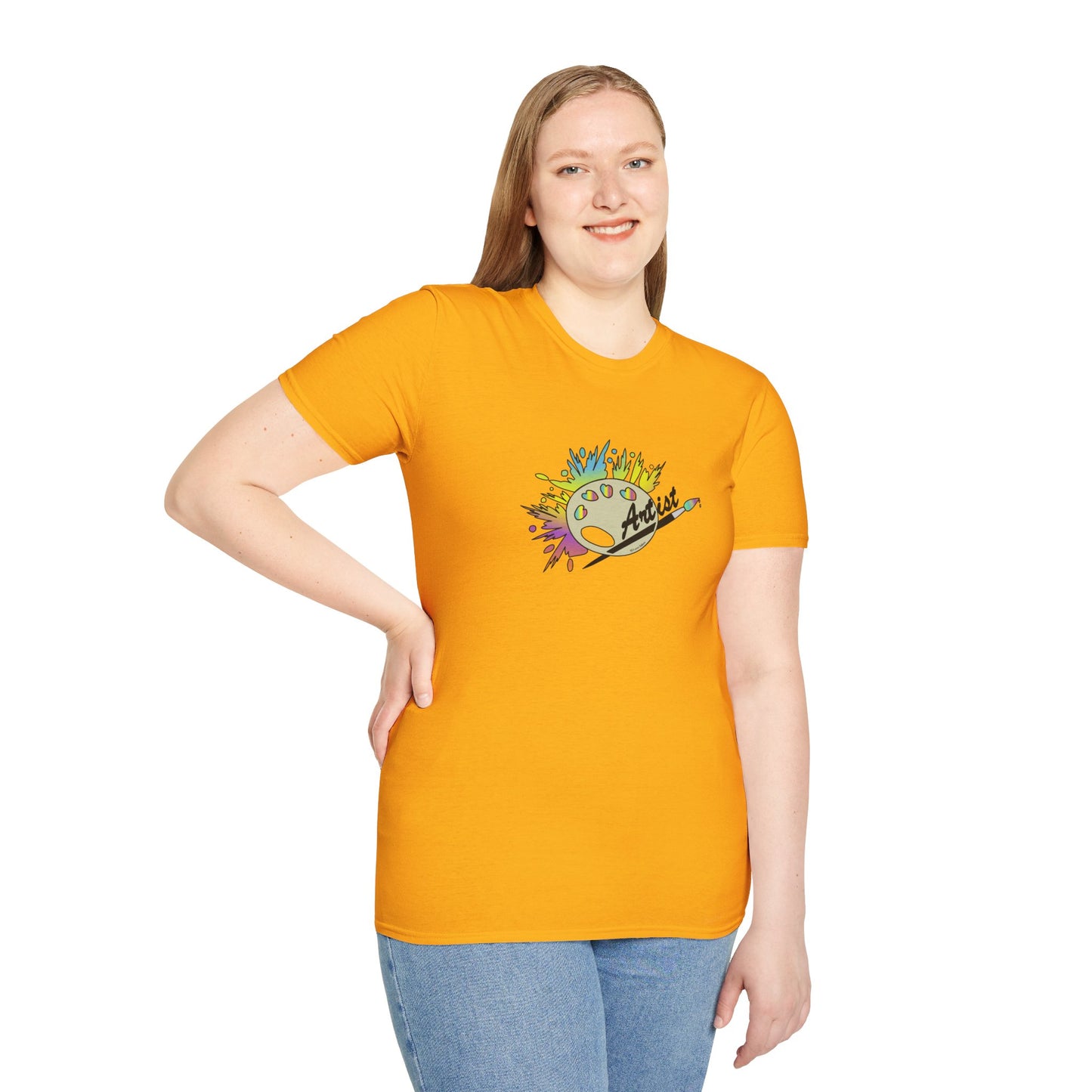 T-Shirt - Unisex Softstyle - Paint, Palette, Brush