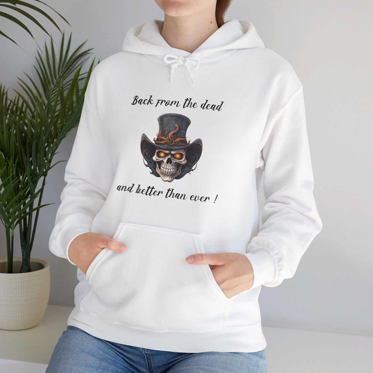 Hooded Sweatshirt-Unisex Heavy Blend™ - Back From the Dead by Lynn Salem Creates