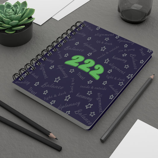 Angel-Spiritual Number 222 Journal by Lynn Salem Creates