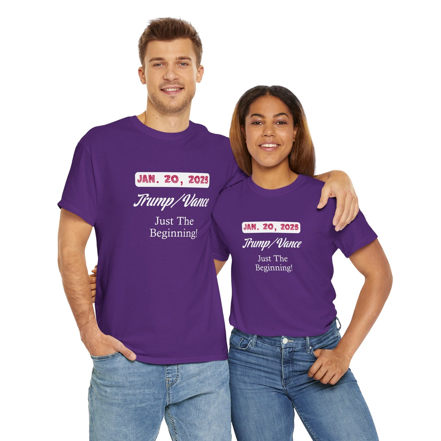 T-Shirt (Custom-design, Unisex) - Just The Beginning by Lynn Salem Creates
