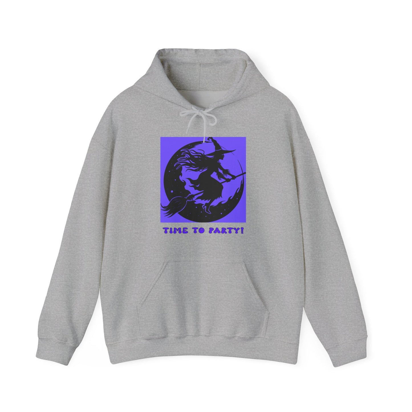 Hooded Sweatshirt-Unisex Heavy Blend™ - Time To Party Design by Lynn Salem Creates