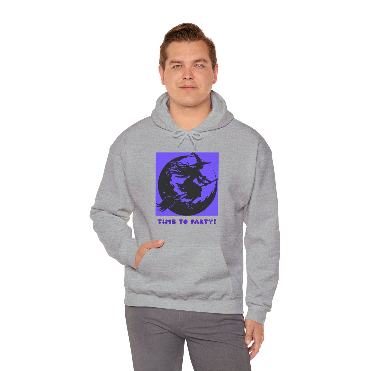 Hooded Sweatshirt-Unisex Heavy Blend™ - Time To Party Design by Lynn Salem Creates