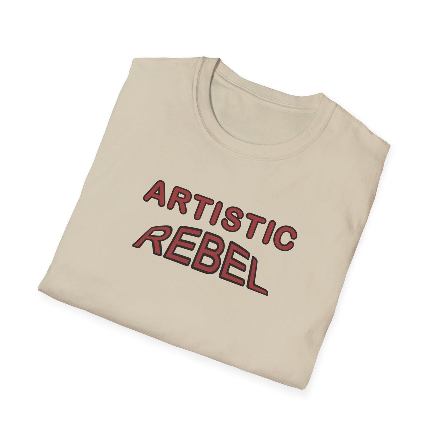 T-Shirt - Unisex Softstyle - Artistic Rebel by Lynn Salem Creates