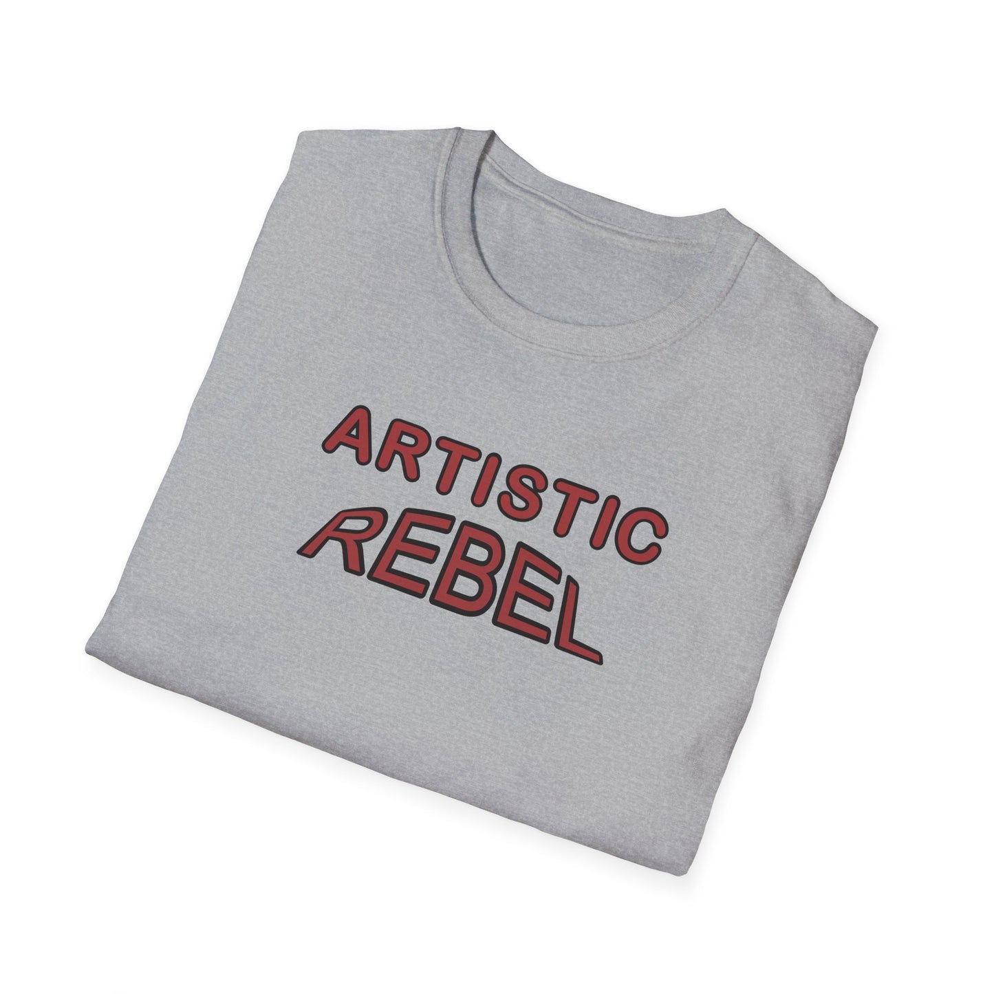 T-Shirt - Unisex Softstyle - Artistic Rebel by Lynn Salem Creates
