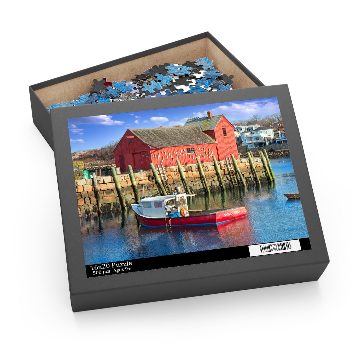 Jigsaw Puzzle - Motif No. 1 (14 in x 11 in 252 pcs, 20 in x 16 in 500 pcs) by Lynn Salem Creates