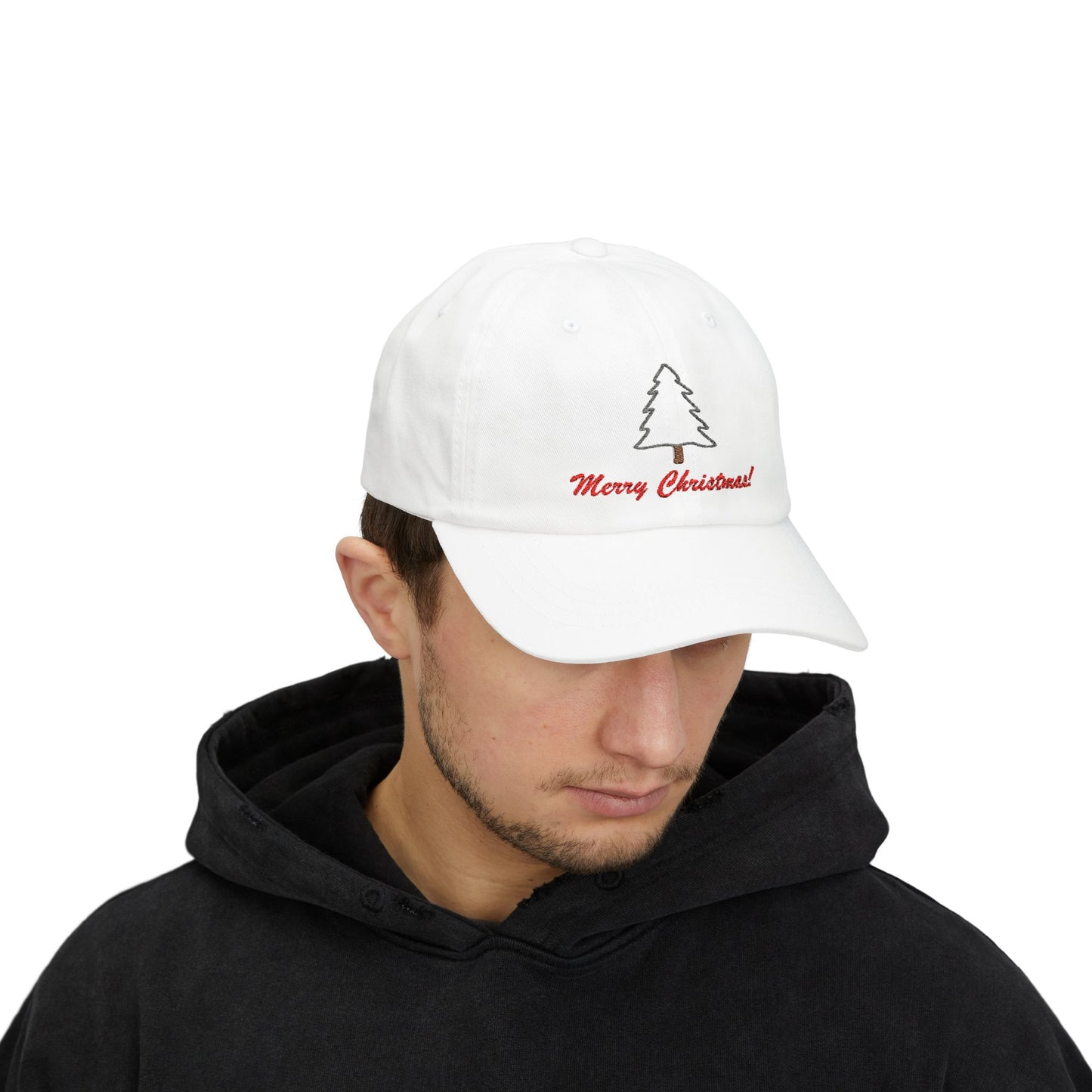 Embroidered Classic Dad Cap - Merry Christmas! by Lynn Salem Creates
