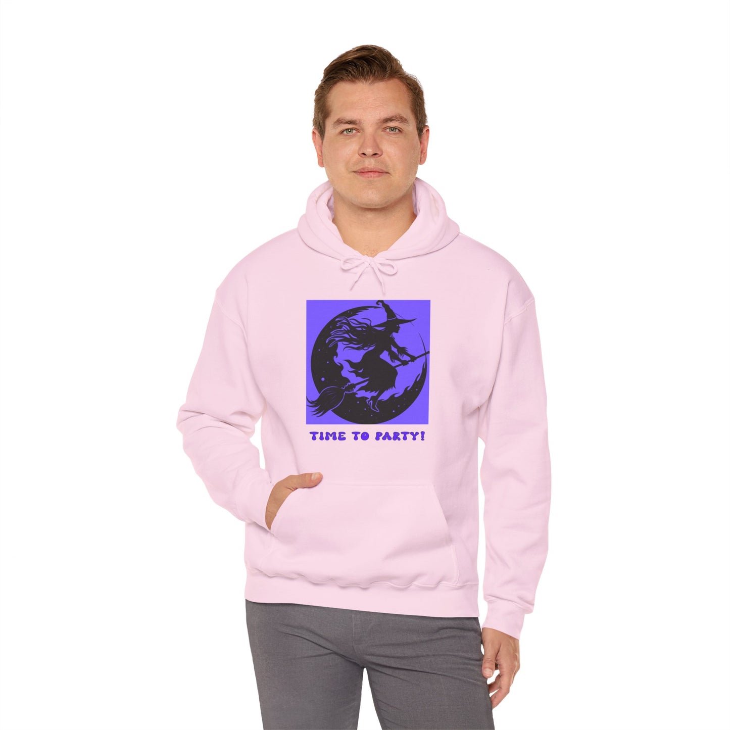 Hooded Sweatshirt-Unisex Heavy Blend™ - Time To Party Design by Lynn Salem Creates