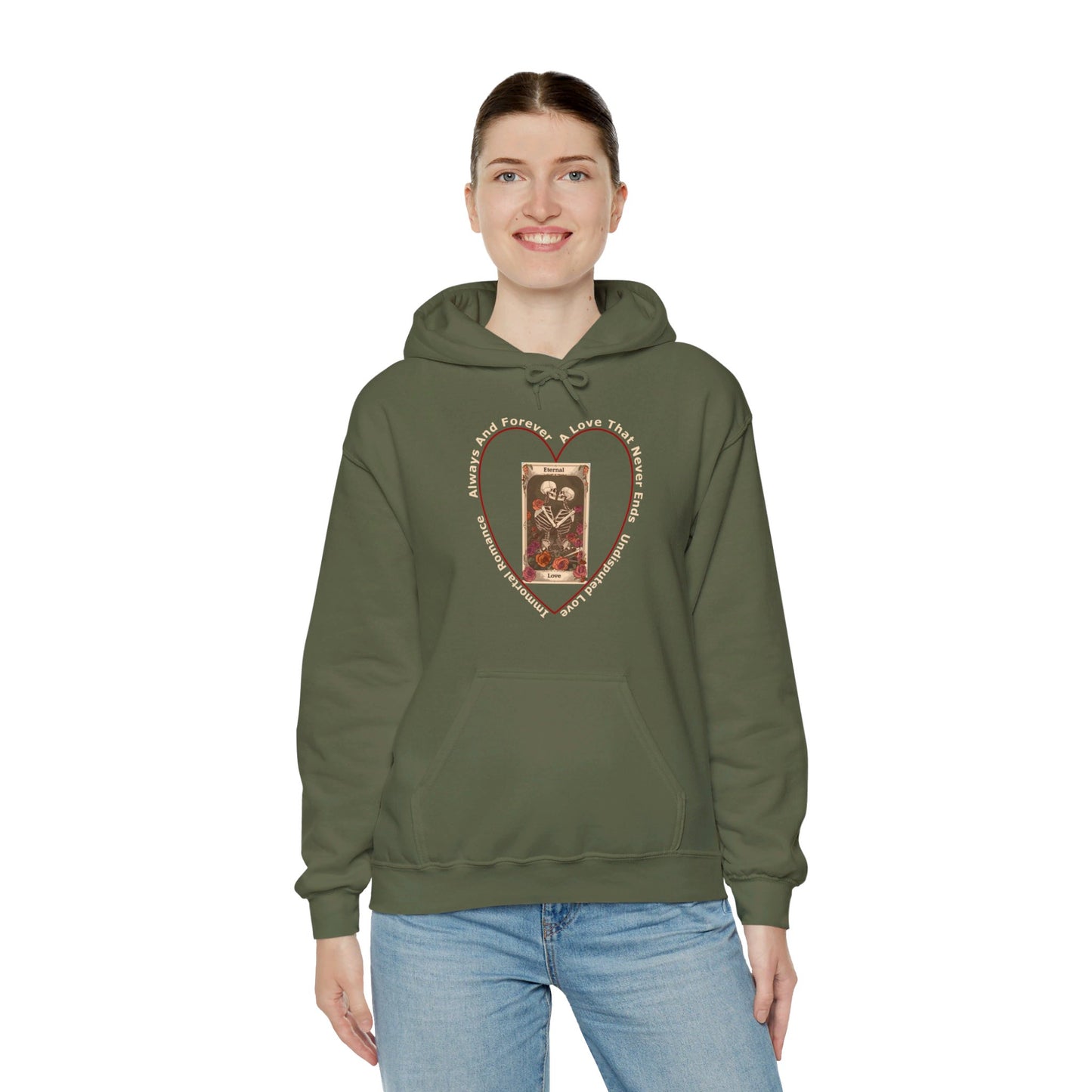 Hooded Sweatshirt-Unisex Heavy Blend™ - Eternal Love 2 by Lynn Salem Creates
