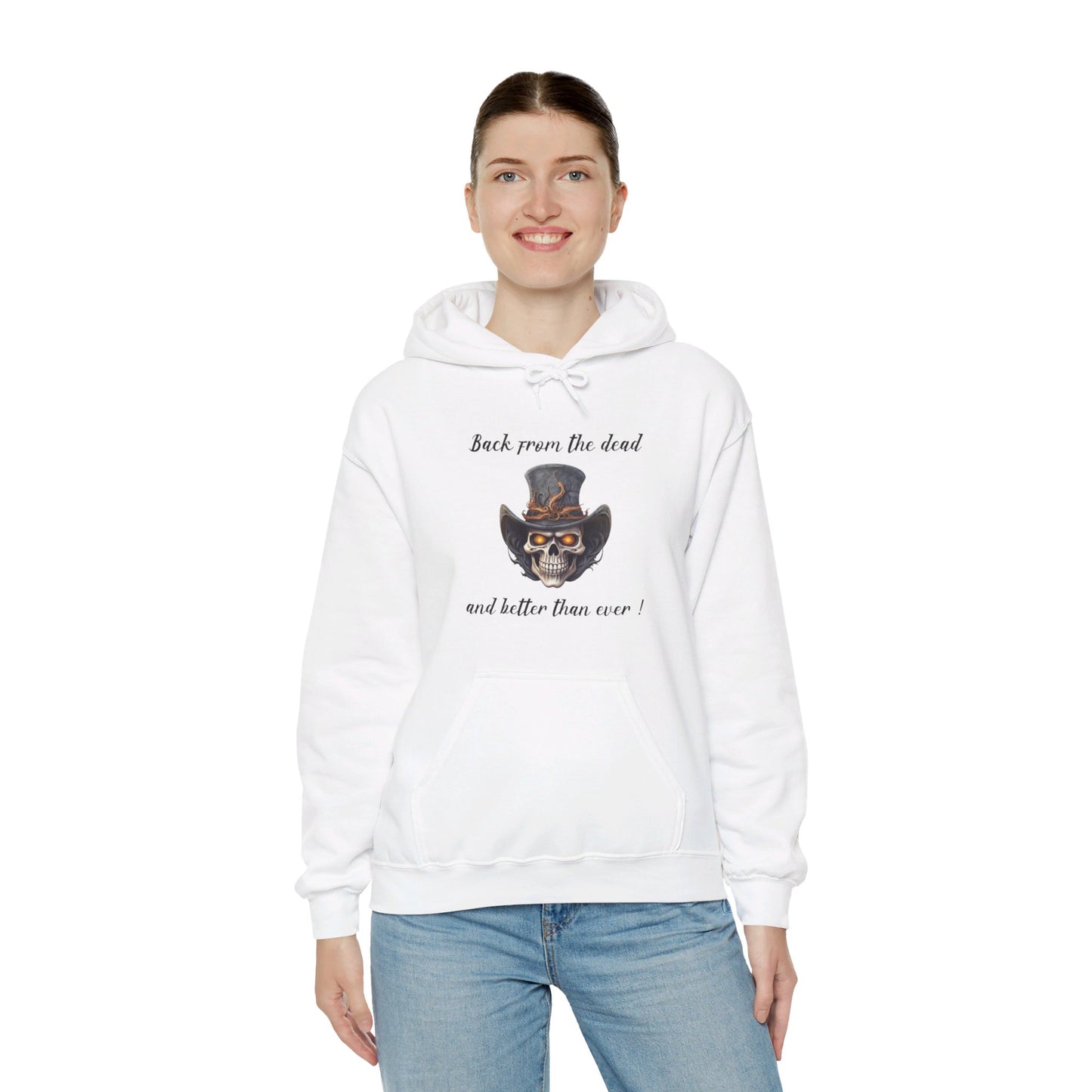 Hooded Sweatshirt-Unisex Heavy Blend™ - Back From the Dead by Lynn Salem Creates