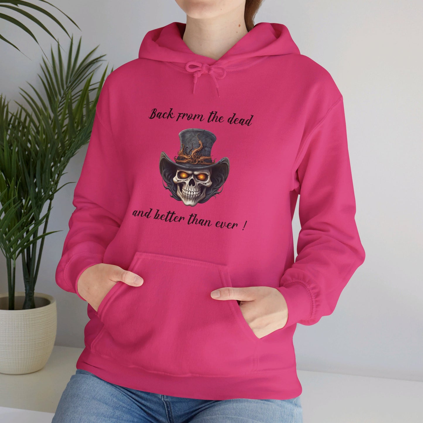 Hooded Sweatshirt-Unisex Heavy Blend™ - Back From the Dead by Lynn Salem Creates