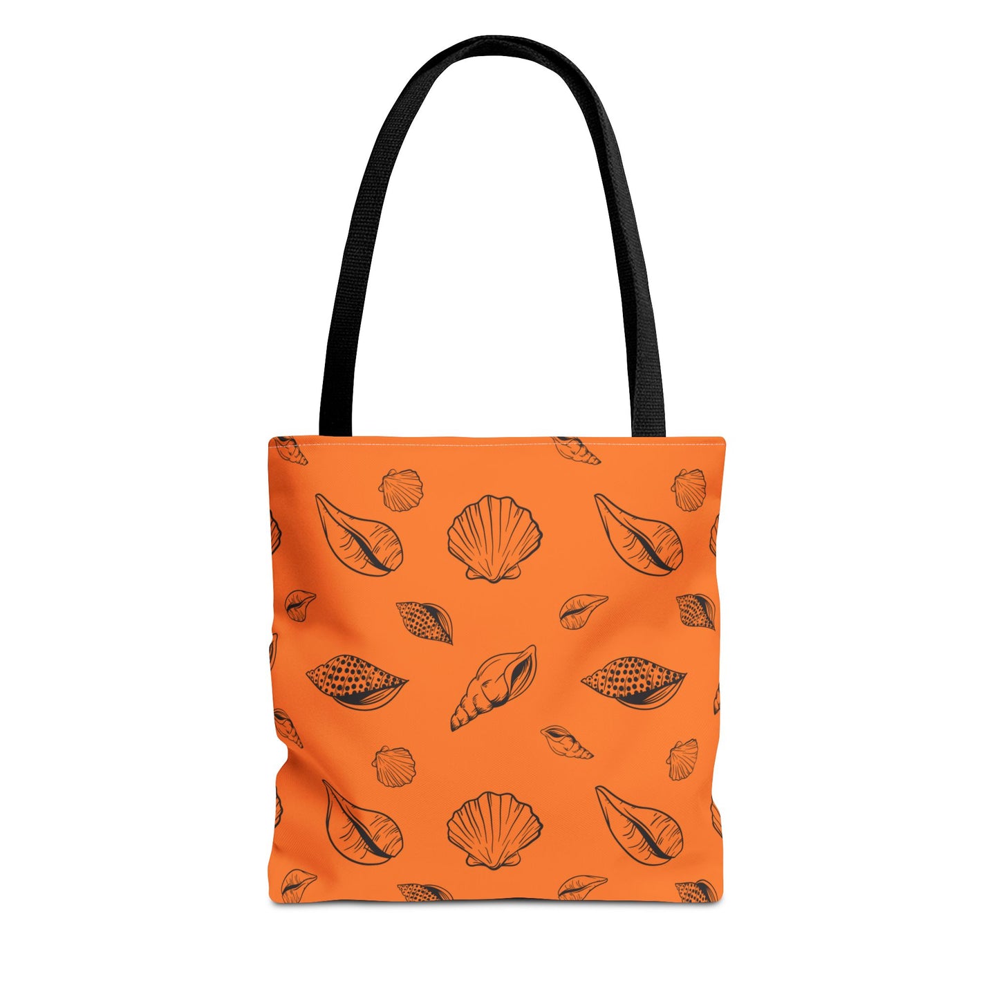Tote Bag - Orange Sea Shell Design by Lynn Salem Creates