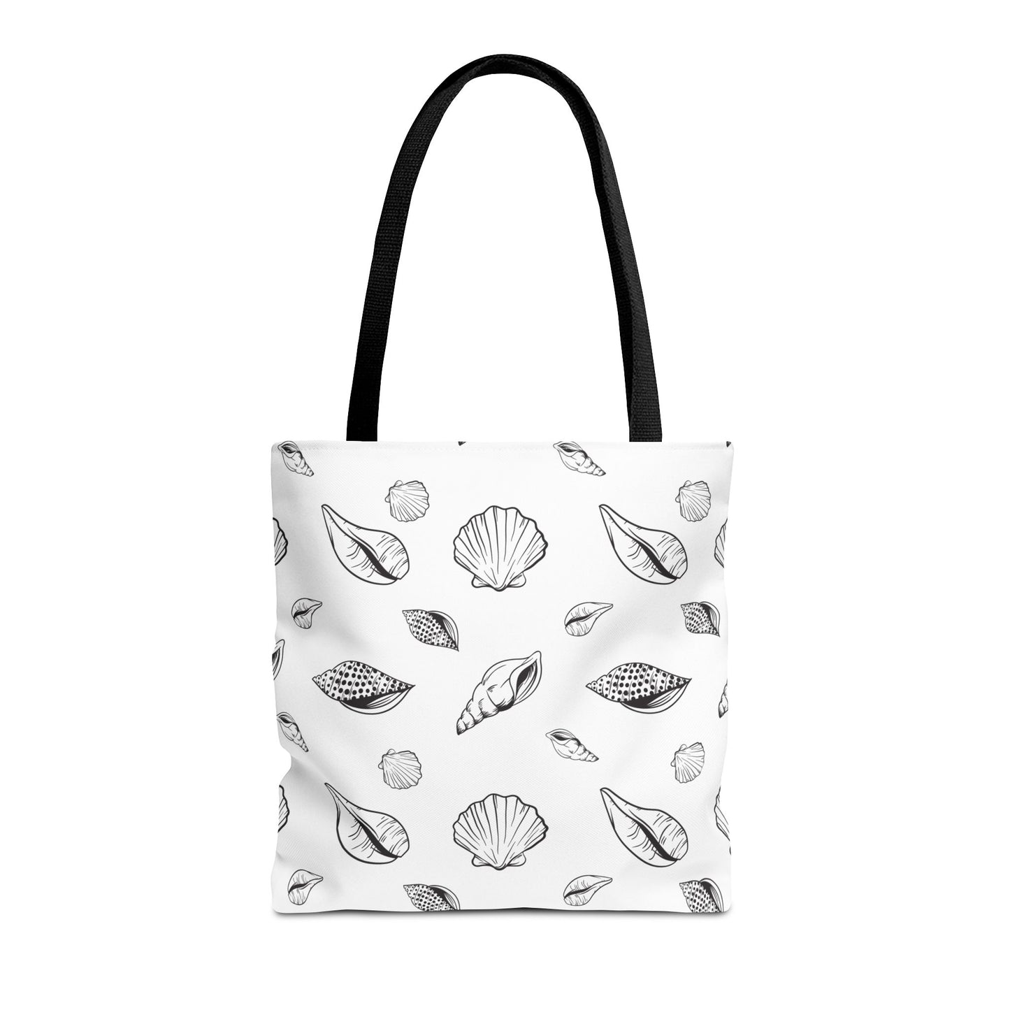 Tote Bag - White Sea Shell Design by Lynn Salem Creates