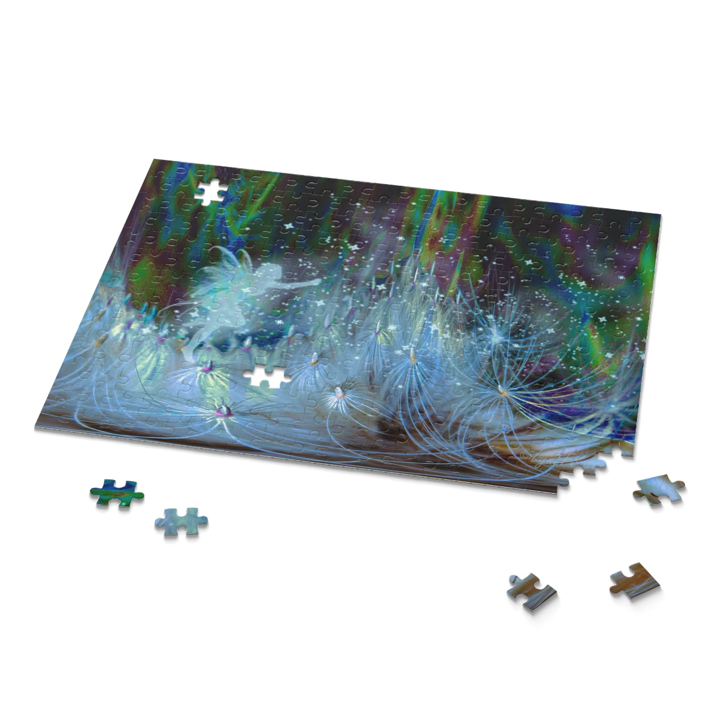 Jigsaw Puzzle - "Midnight Fairy" (14 x 11 inches, 252pcs or 20 x 16 inches, 500pcs) by Lynn Salem Creates