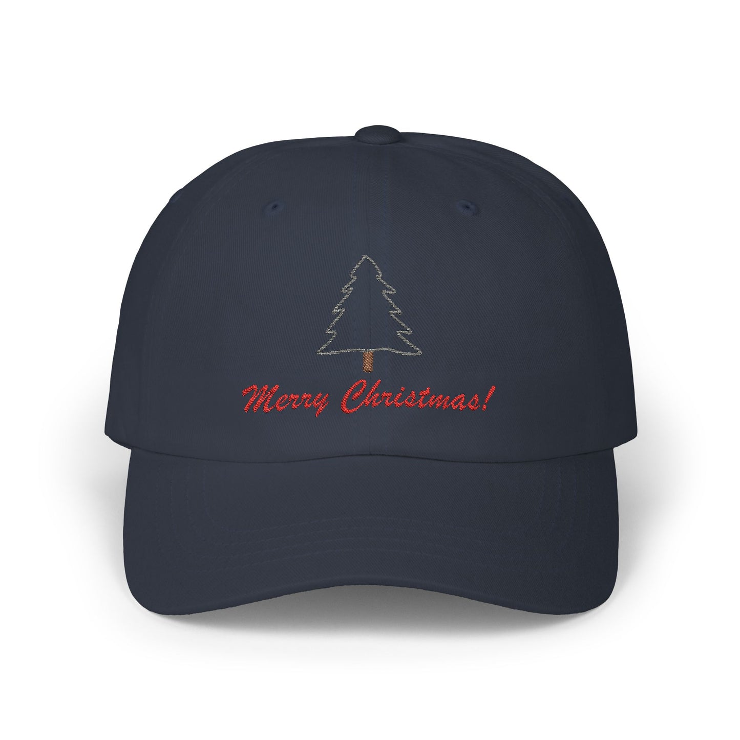 Embroidered Classic Dad Cap - Merry Christmas! by Lynn Salem Creates