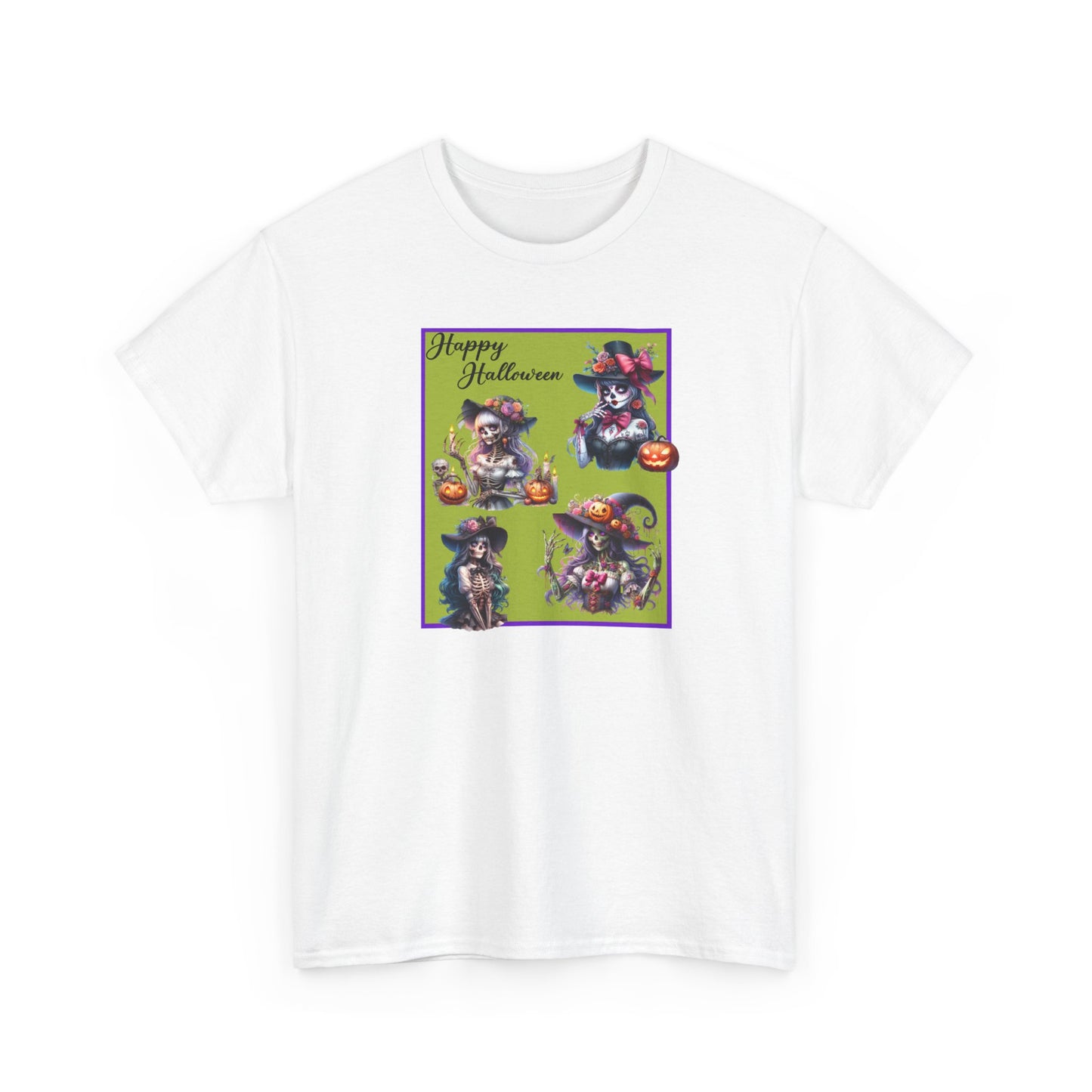 T-Shirt - Halloween - Pretty Lady Skeletons by Lynn Salem Creates