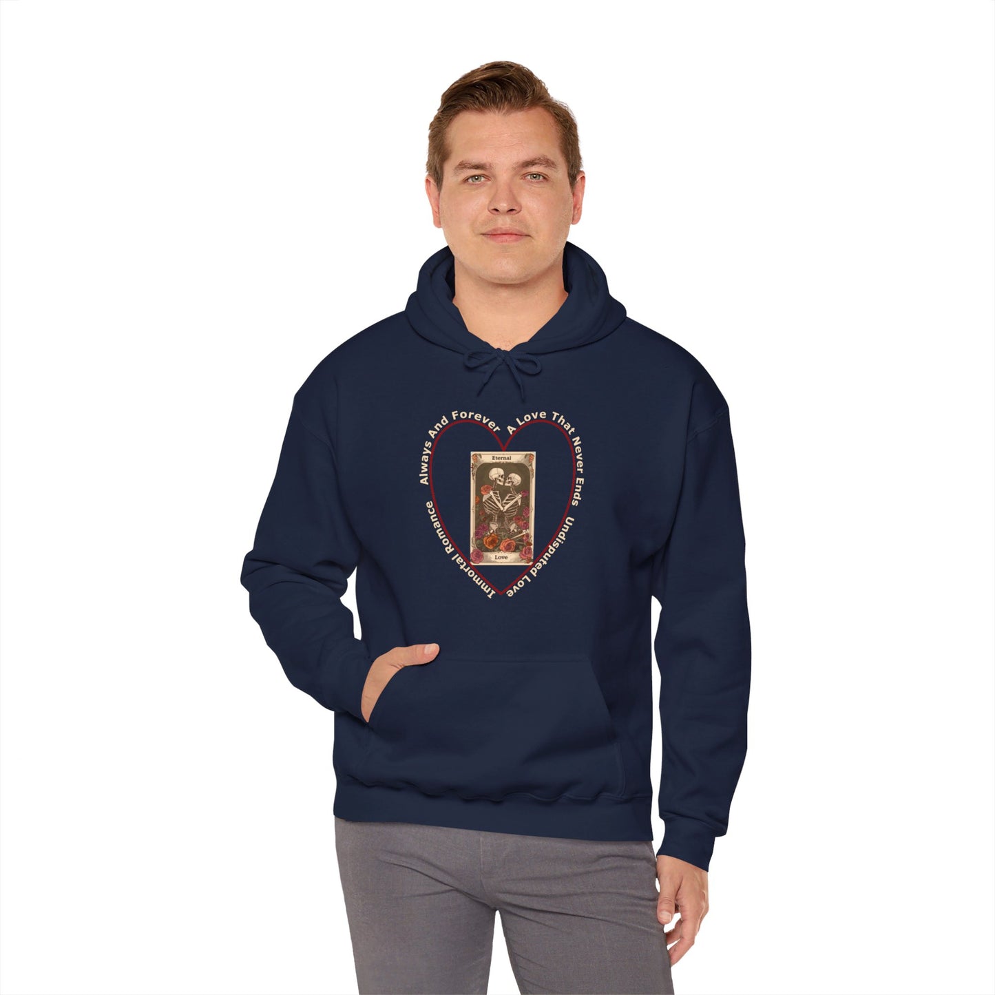 Hooded Sweatshirt-Unisex Heavy Blend™ - Eternal Love 2 by Lynn Salem Creates