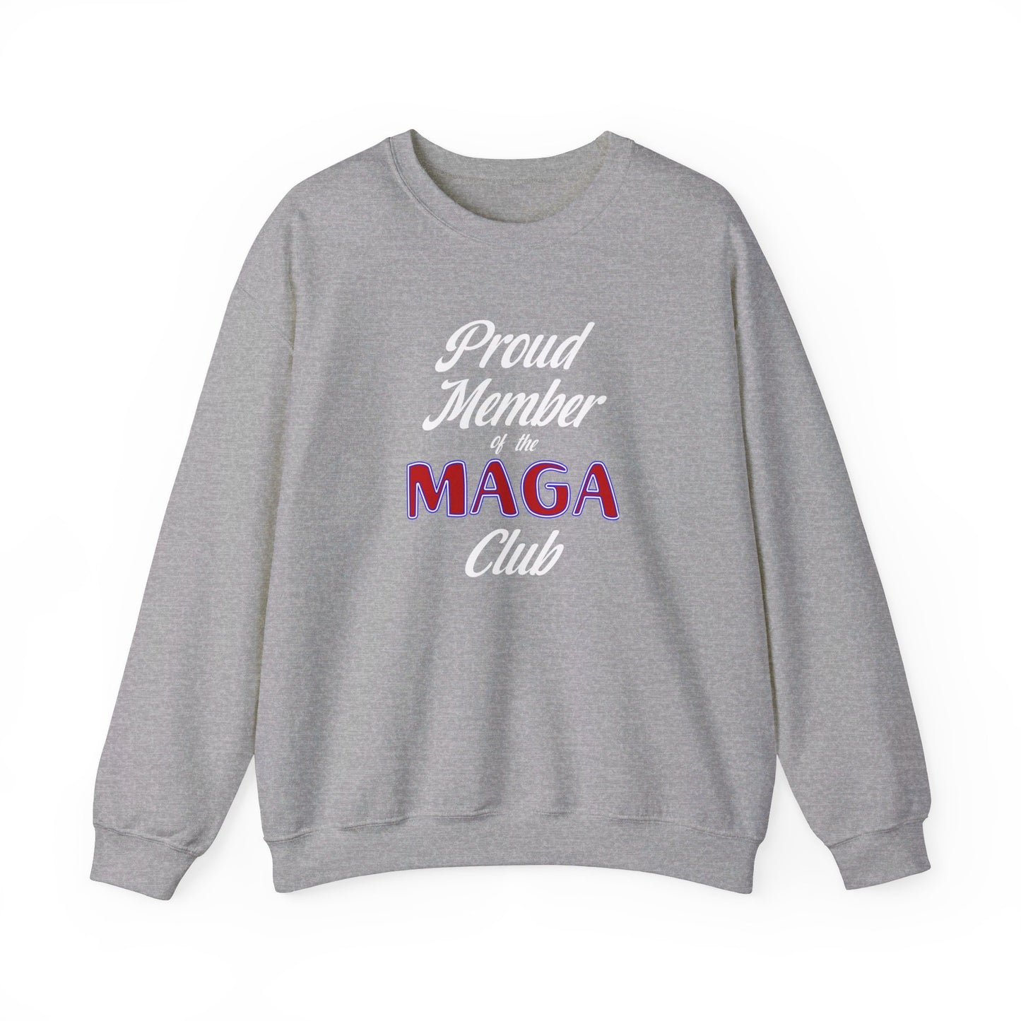 Crewneck Sweatshirt - Unisex Heavy Blend™ - Proud Member of the MAGA Club by Lynn Salem Creates
