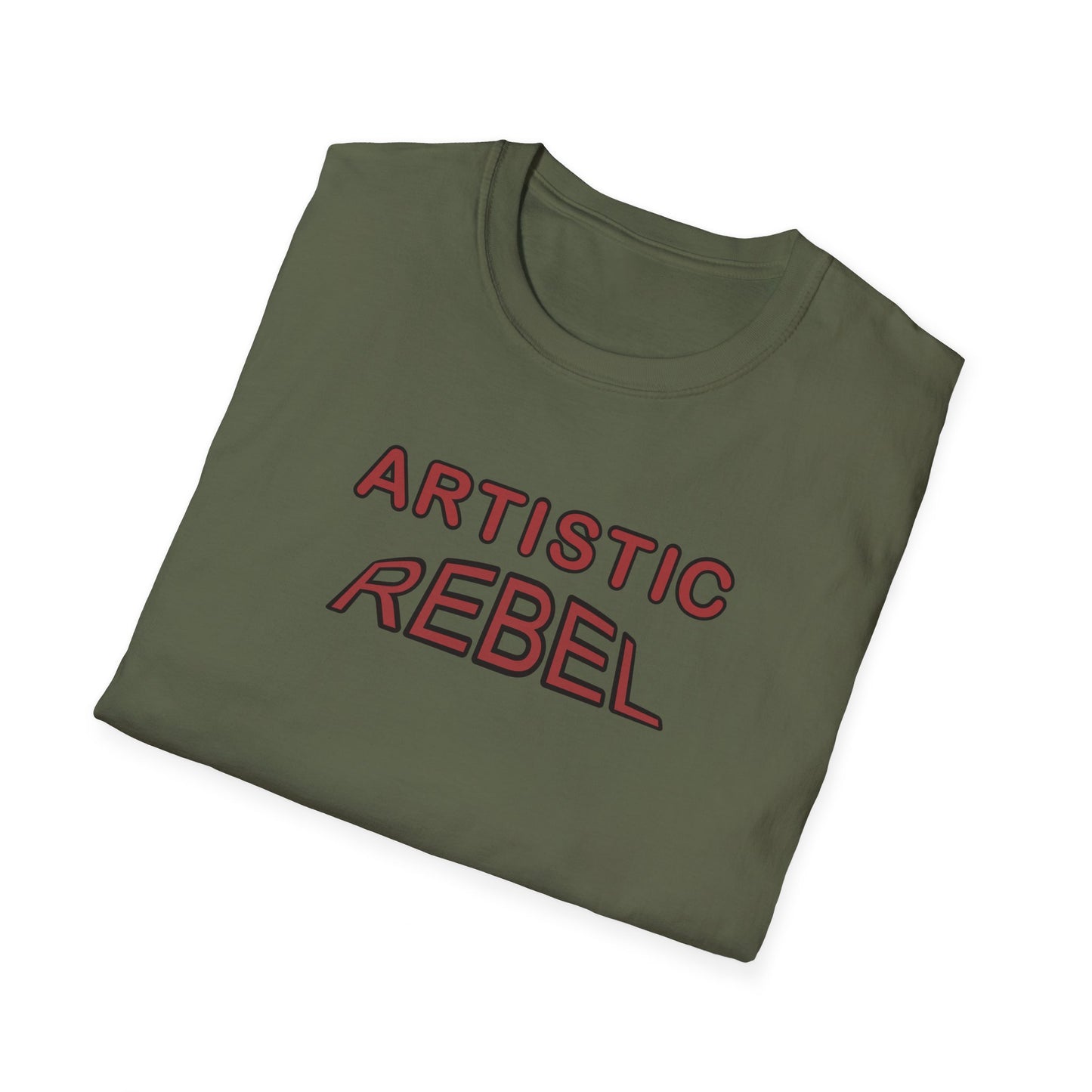T-Shirt - Unisex Softstyle - Artistic Rebel by Lynn Salem Creates