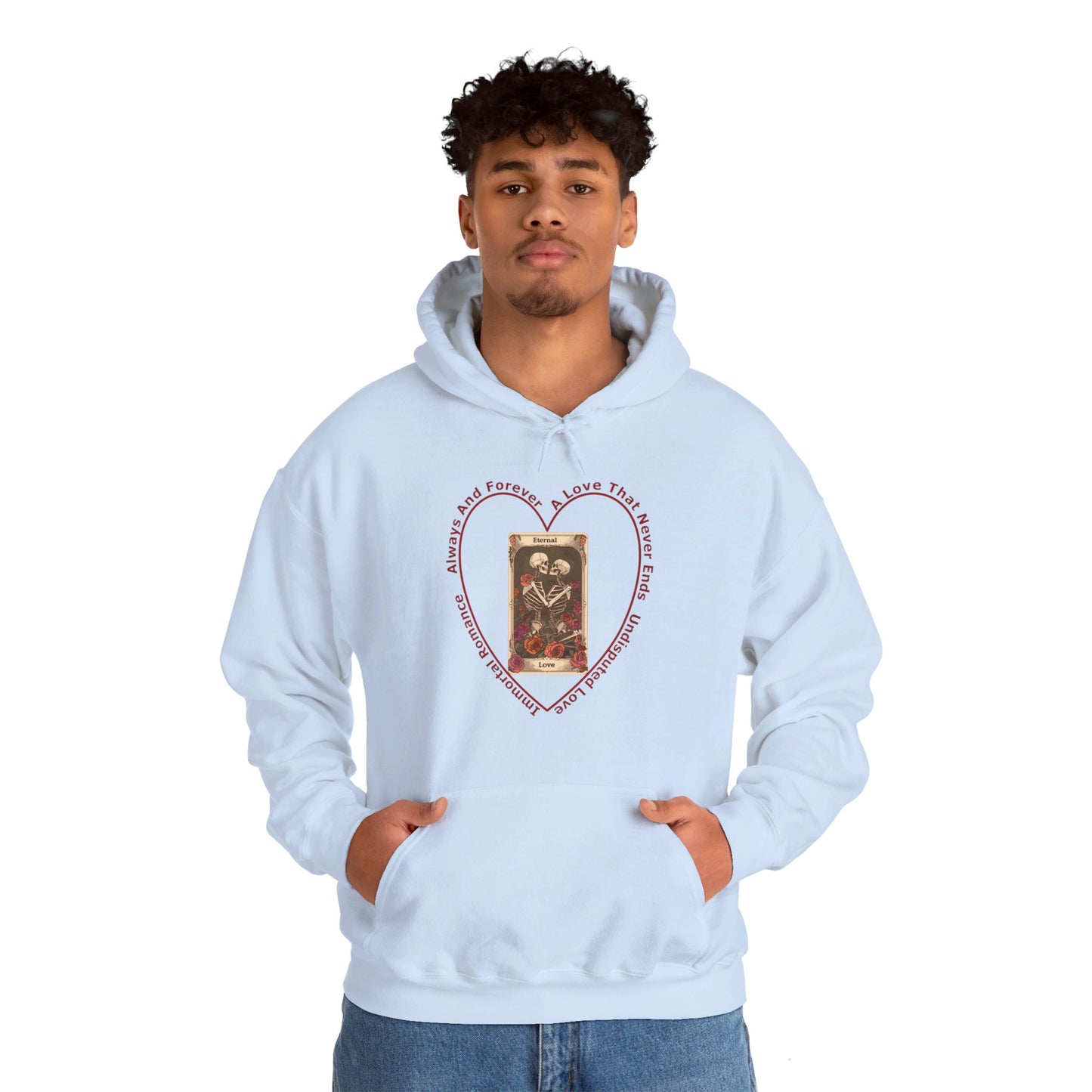 Hooded Sweatshirt-Unisex Heavy Blend™ - Eternal Love by Lynn Salem Creates