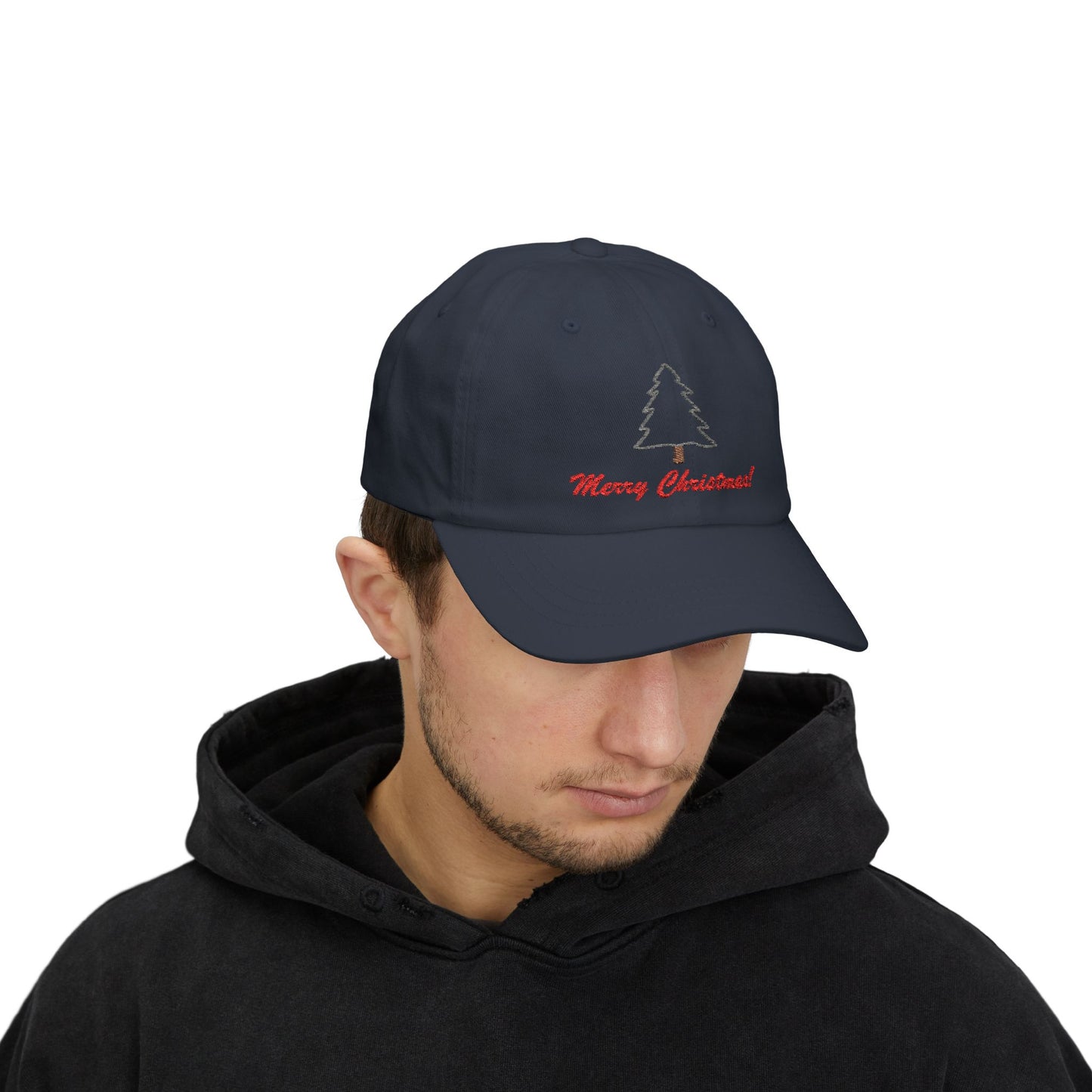 Embroidered Classic Dad Cap - Merry Christmas! by Lynn Salem Creates