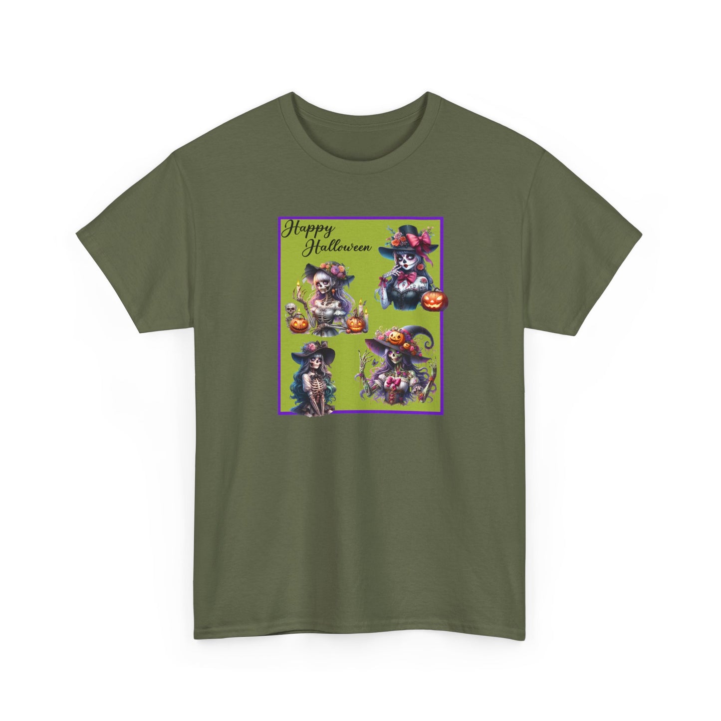 T-Shirt - Halloween - Pretty Lady Skeletons by Lynn Salem Creates