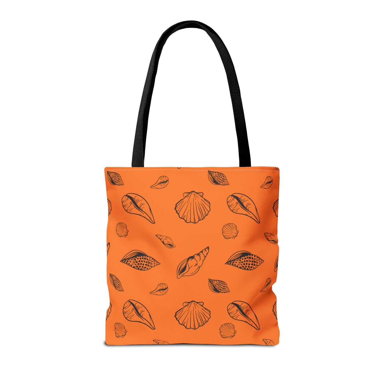 Tote Bag - Orange Sea Shell Design by Lynn Salem Creates