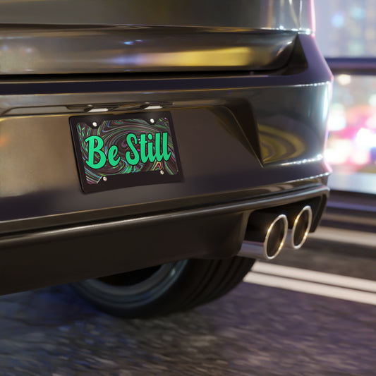 Custom-Designed Vanity Plate - Be Still by Lynn Salem Creates