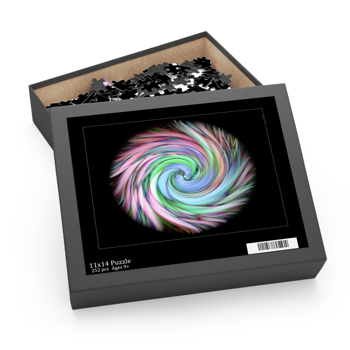 Jigsaw Puzzle - Pinwheel - (14 in x 11 in 252pcs, 20 in x 16 in 500pcs) by Lynn Salem Creates