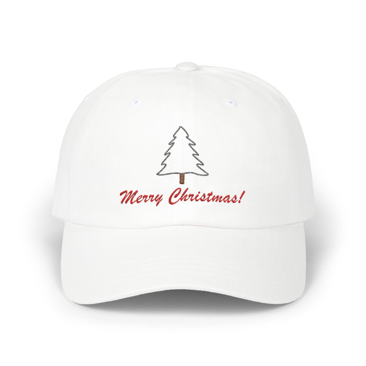 Embroidered Classic Dad Cap - Merry Christmas! by Lynn Salem Creates