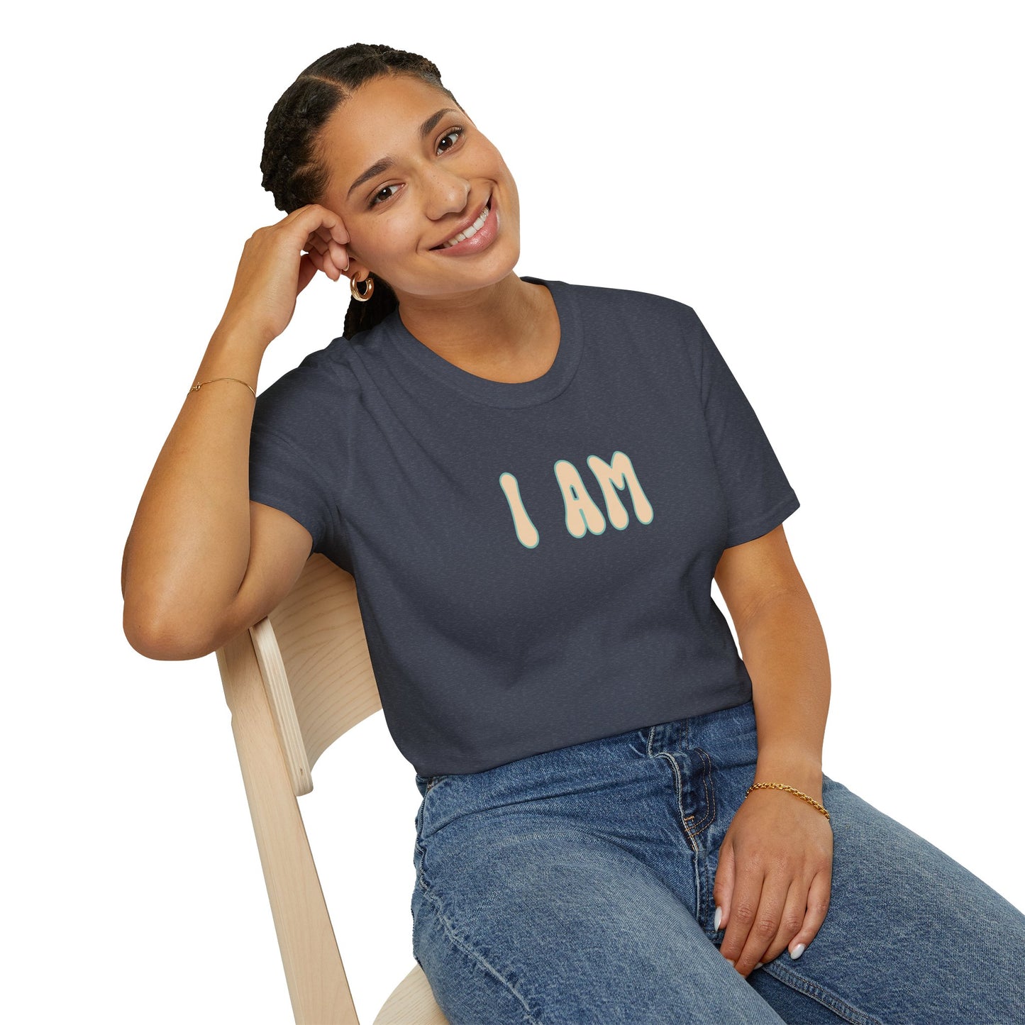 T-Shirt - Unisex Softstyle  - I AM by Lynn Salem Creates