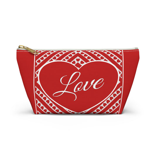 Love Accessory Pouch by Lynn Salem Creates