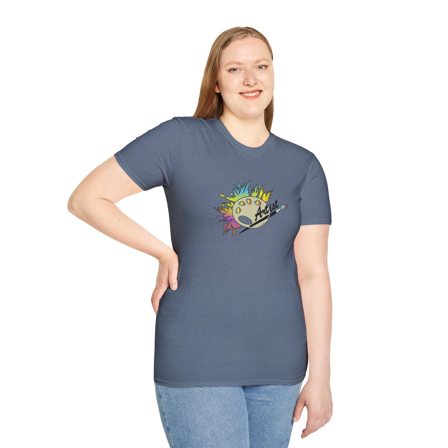 T-Shirt - Unisex Softstyle - Paint, Palette, Brush