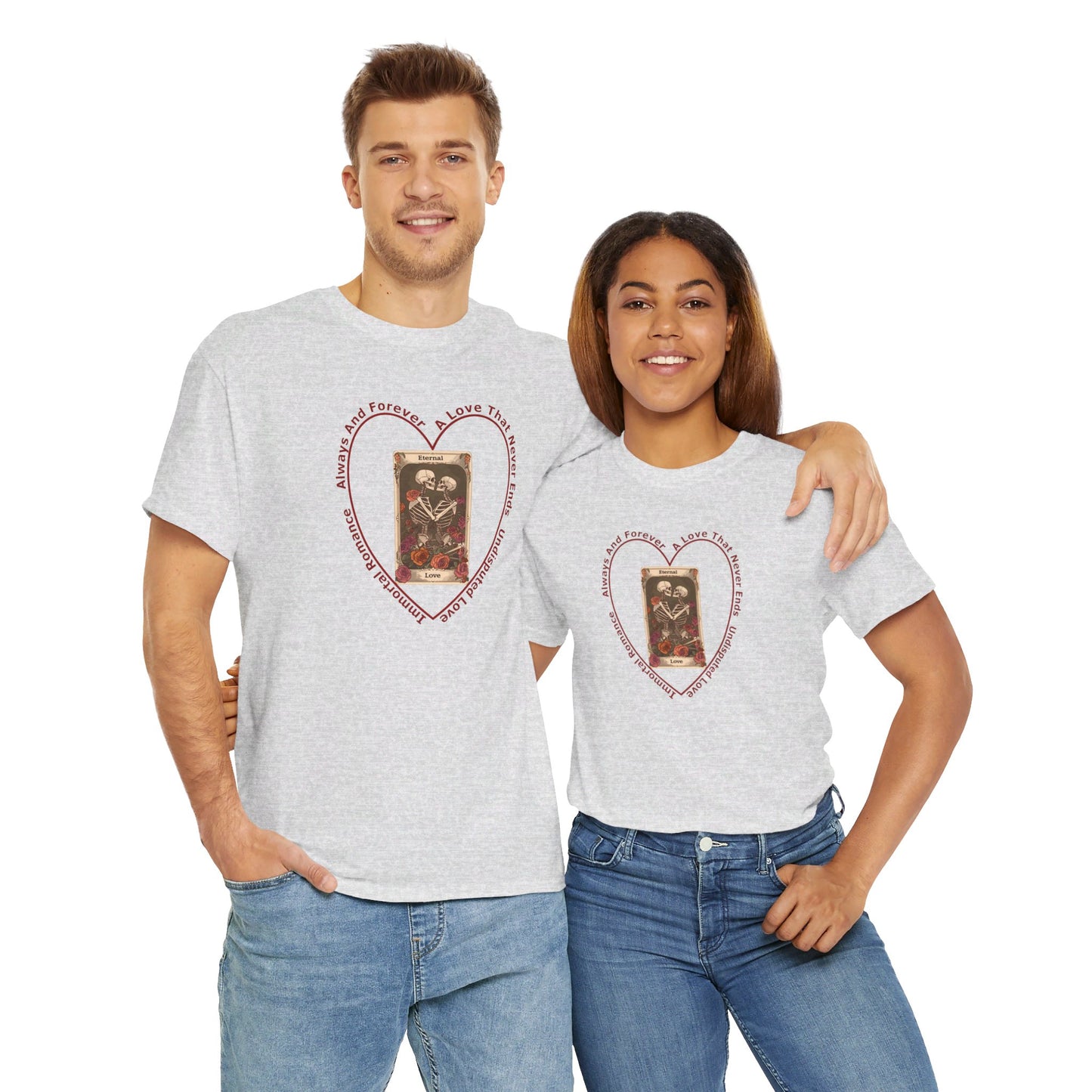 T-Shirt-Unisex Heavy Cotton - Eternal Love by Lynn Salem Creates