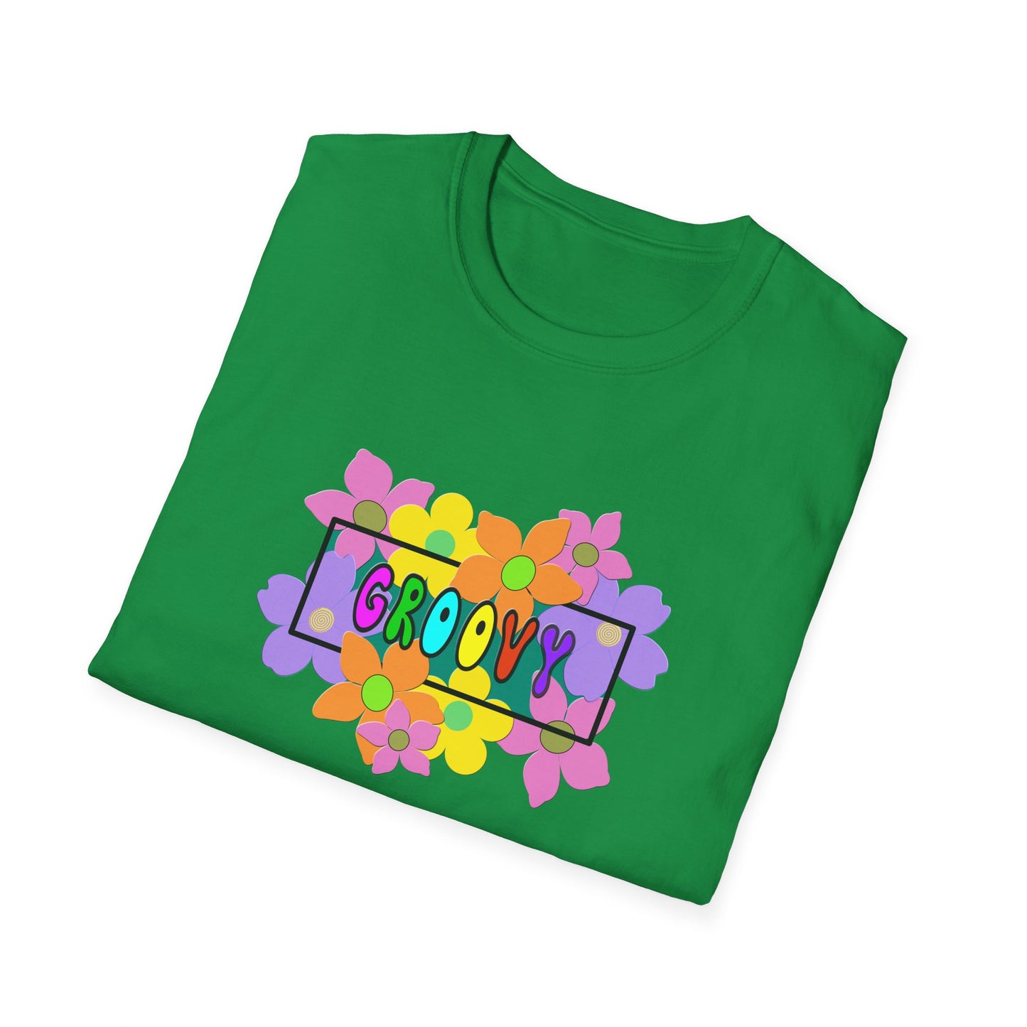 T-Shirt - Unisex Softstyle - GROOVY by Lynn Salem Creates