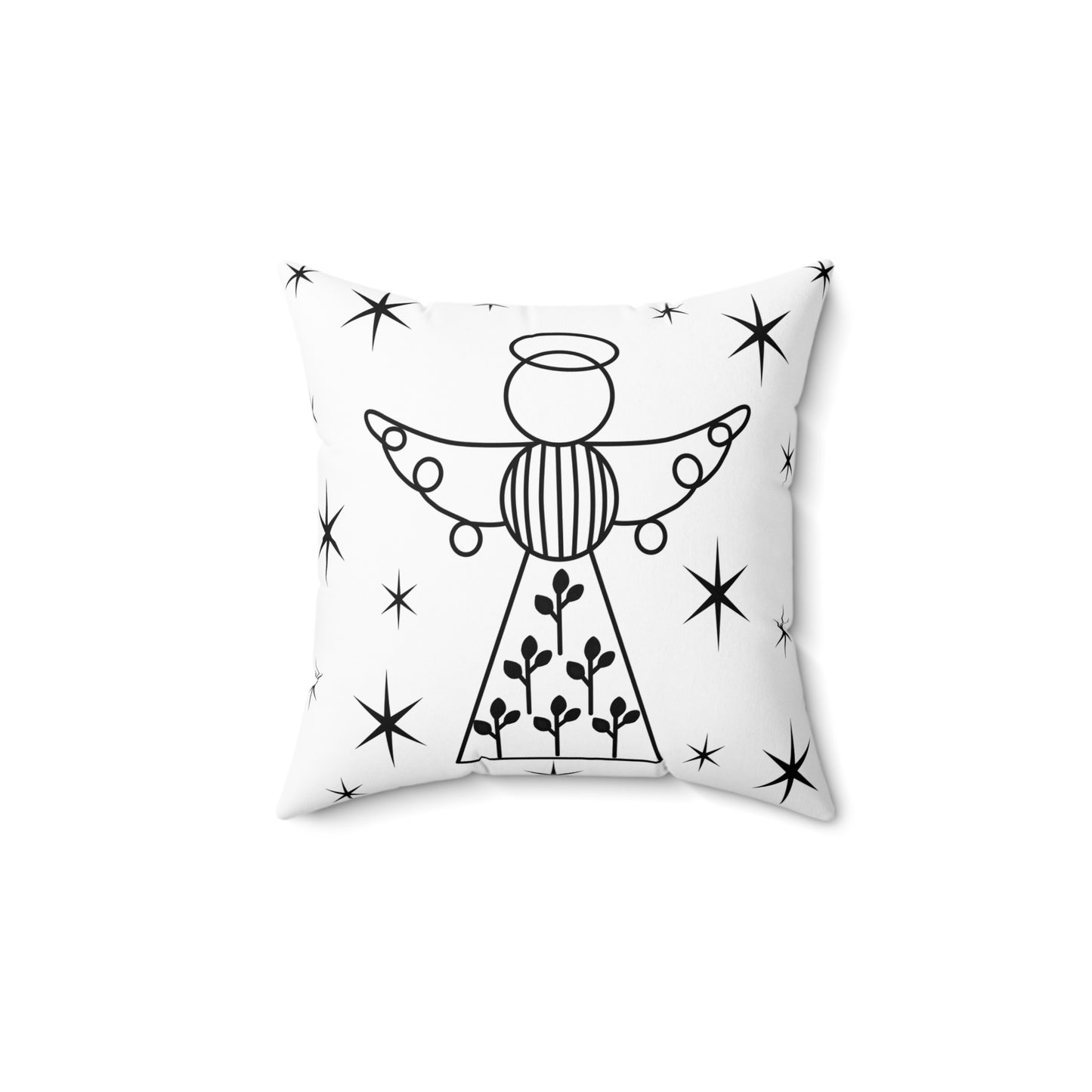 Square Pillow - Angels by Lynn Salem Creates