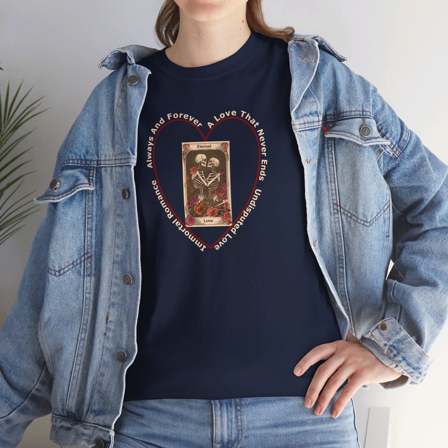 T-Shirt-Unisex Heavy Cotton - Eternal Love 2 by Lynn Salem Creates