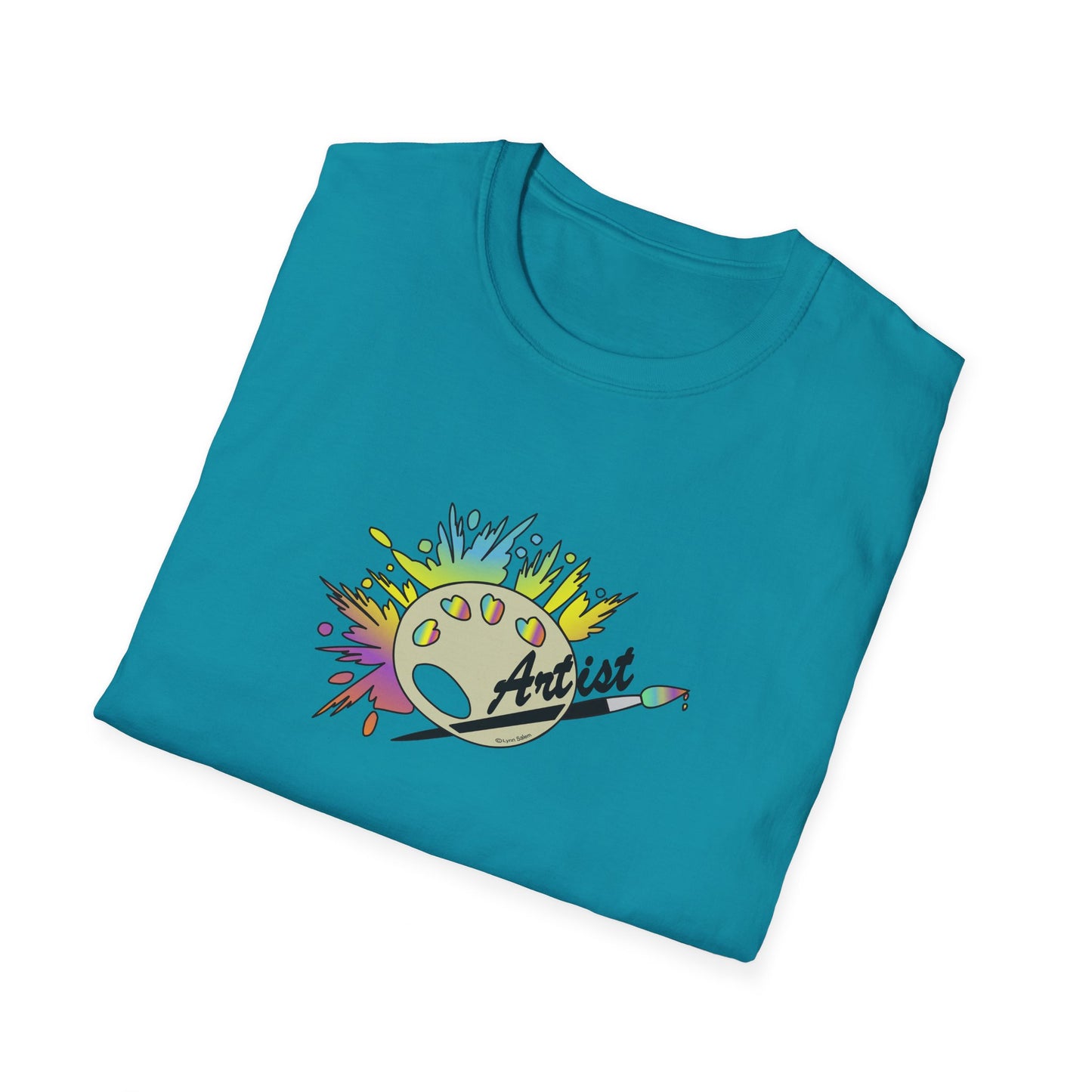 T-Shirt - Unisex Softstyle - Paint, Palette, Brush