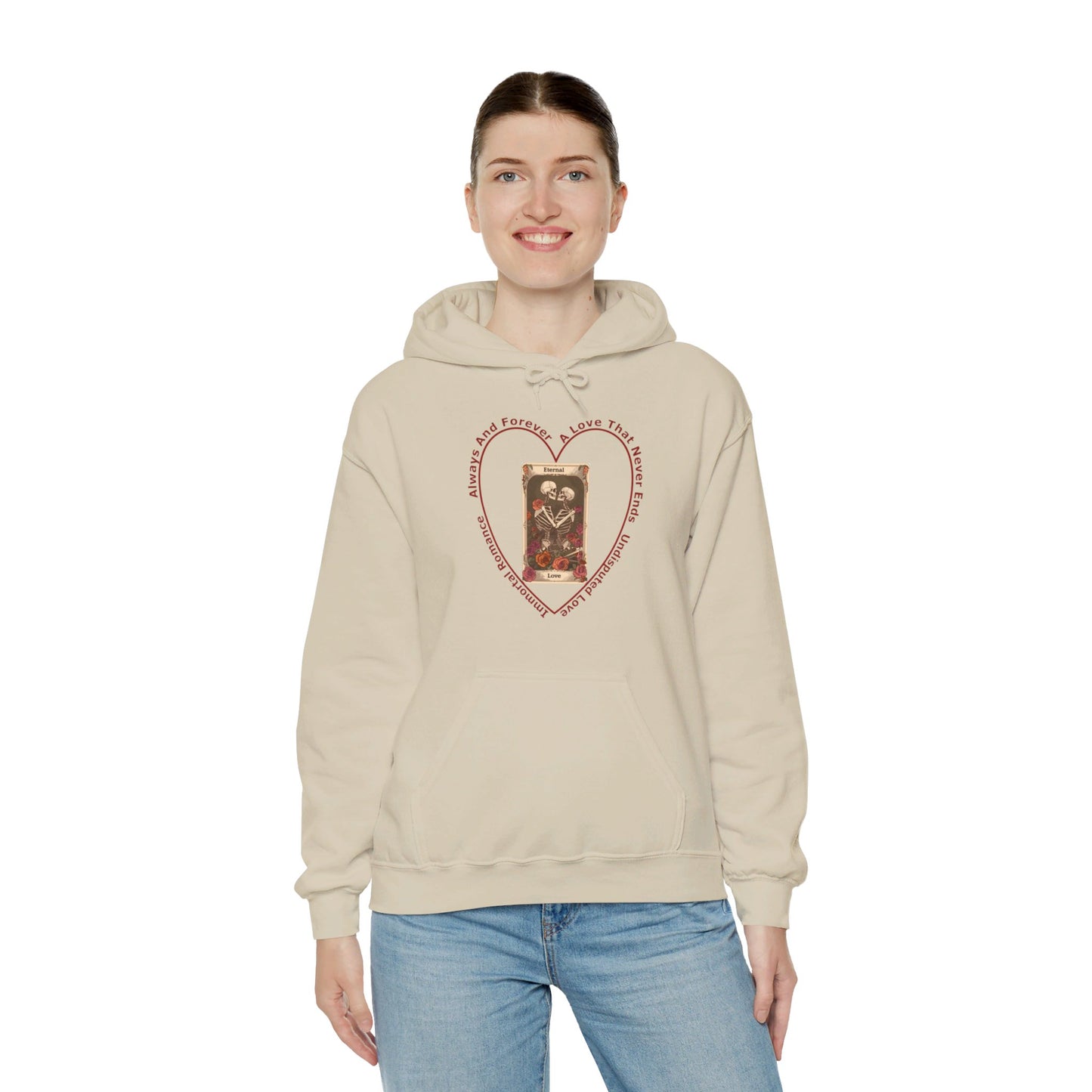 Hooded Sweatshirt-Unisex Heavy Blend™ - Eternal Love by Lynn Salem Creates