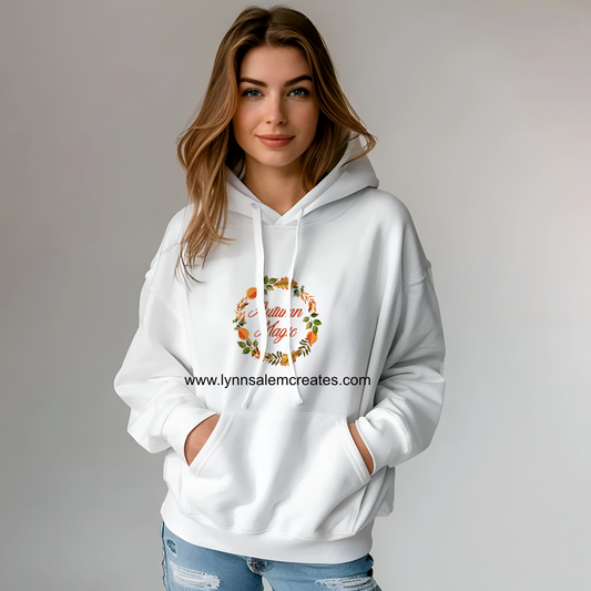 Hooded Sweatshirt - Autumn Magic by Lynn Salem Creates